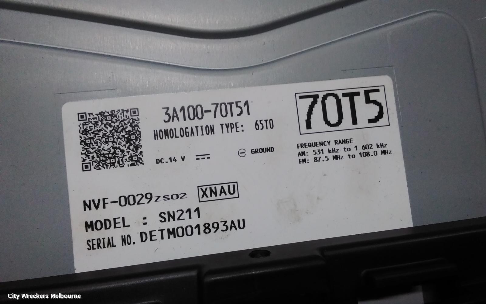 SUZUKI SWIFT RADIO/CD/DVD/SAT/TV, UZ, DISPLAY UNIT, 9IN TOUCHSCREEN, 12/2023 ONWARDS
