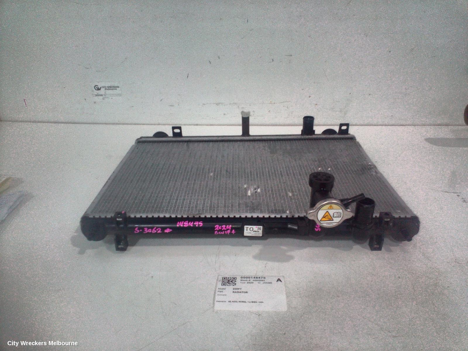 SUZUKI SWIFT RADIATOR, UZ, AUTO, PETROL, 1.2, MHEV, 12/2023 ONWARDS