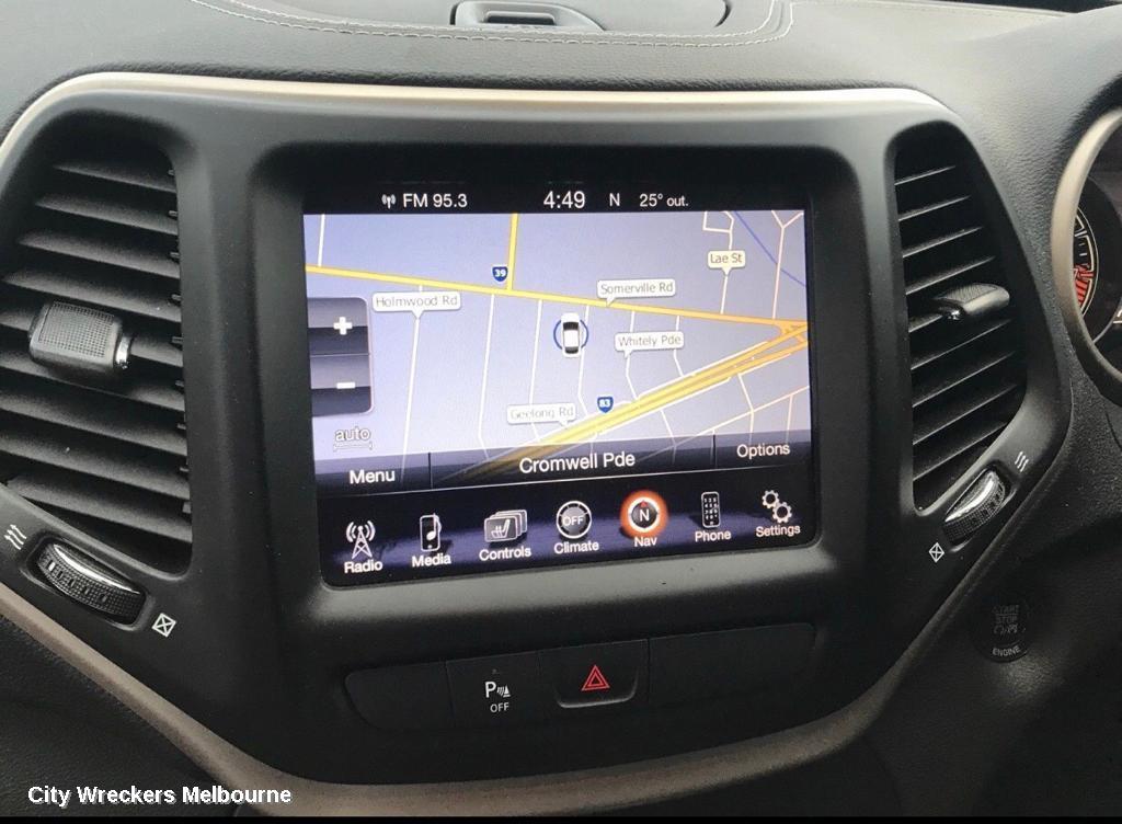 JEEP CHEROKEE REVERSE CAMERA, FRONT RADAR SENSOR (GRILLE MOUNTED), KL, 02/2014 - 03/2018