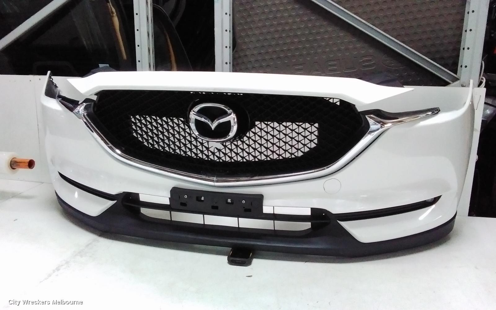 MAZDA CX5 FRONT BUMPER, BUMPER BAR,  NON H/ LAMP WASHER, NON PARK SENSOR TYPE, KF, 02/2017 - 08/2021