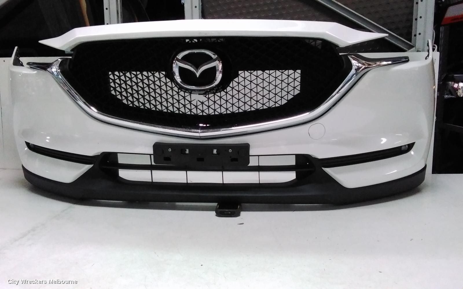 MAZDA CX5 FRONT BUMPER, BUMPER BAR,  NON H/ LAMP WASHER, NON PARK SENSOR TYPE, KF, 02/2017 - 08/2021