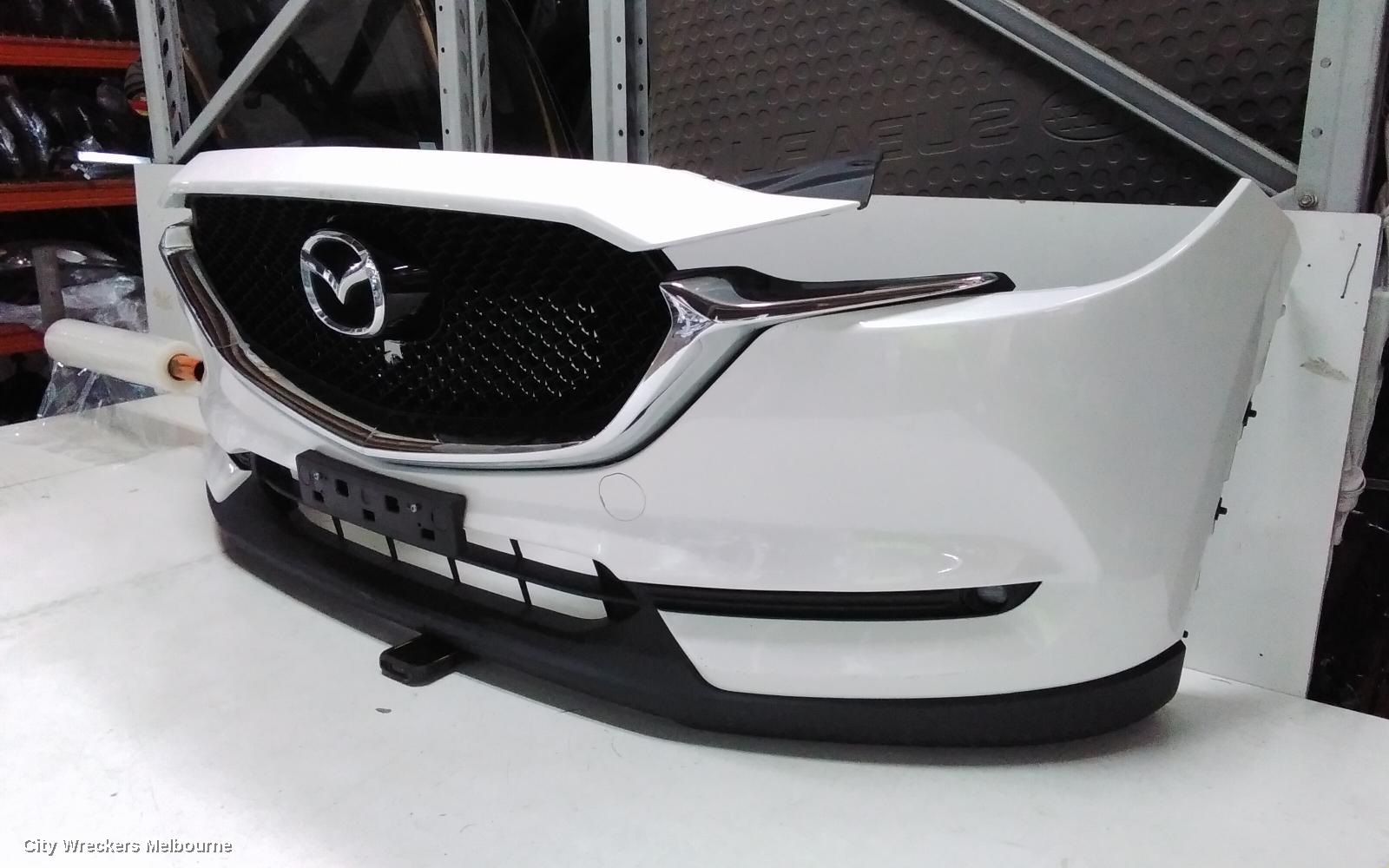 MAZDA CX5 FRONT BUMPER, BUMPER BAR,  NON H/ LAMP WASHER, NON PARK SENSOR TYPE, KF, 02/2017 - 08/2021