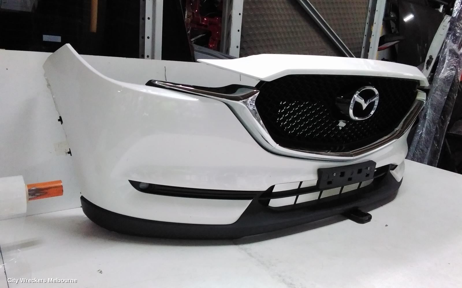 MAZDA CX5 FRONT BUMPER, BUMPER BAR,  NON H/ LAMP WASHER, NON PARK SENSOR TYPE, KF, 02/2017 - 08/2021
