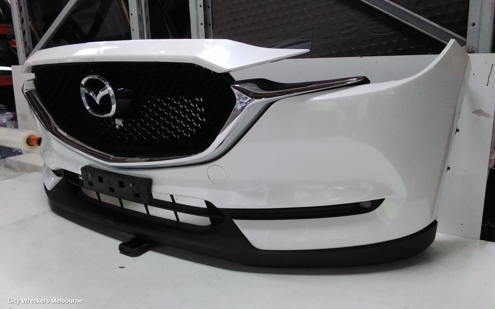 MAZDA CX5 FRONT BUMPER, BUMPER BAR,  NON H/ LAMP WASHER, NON PARK SENSOR TYPE, KF, 02/2017 - 08/2021