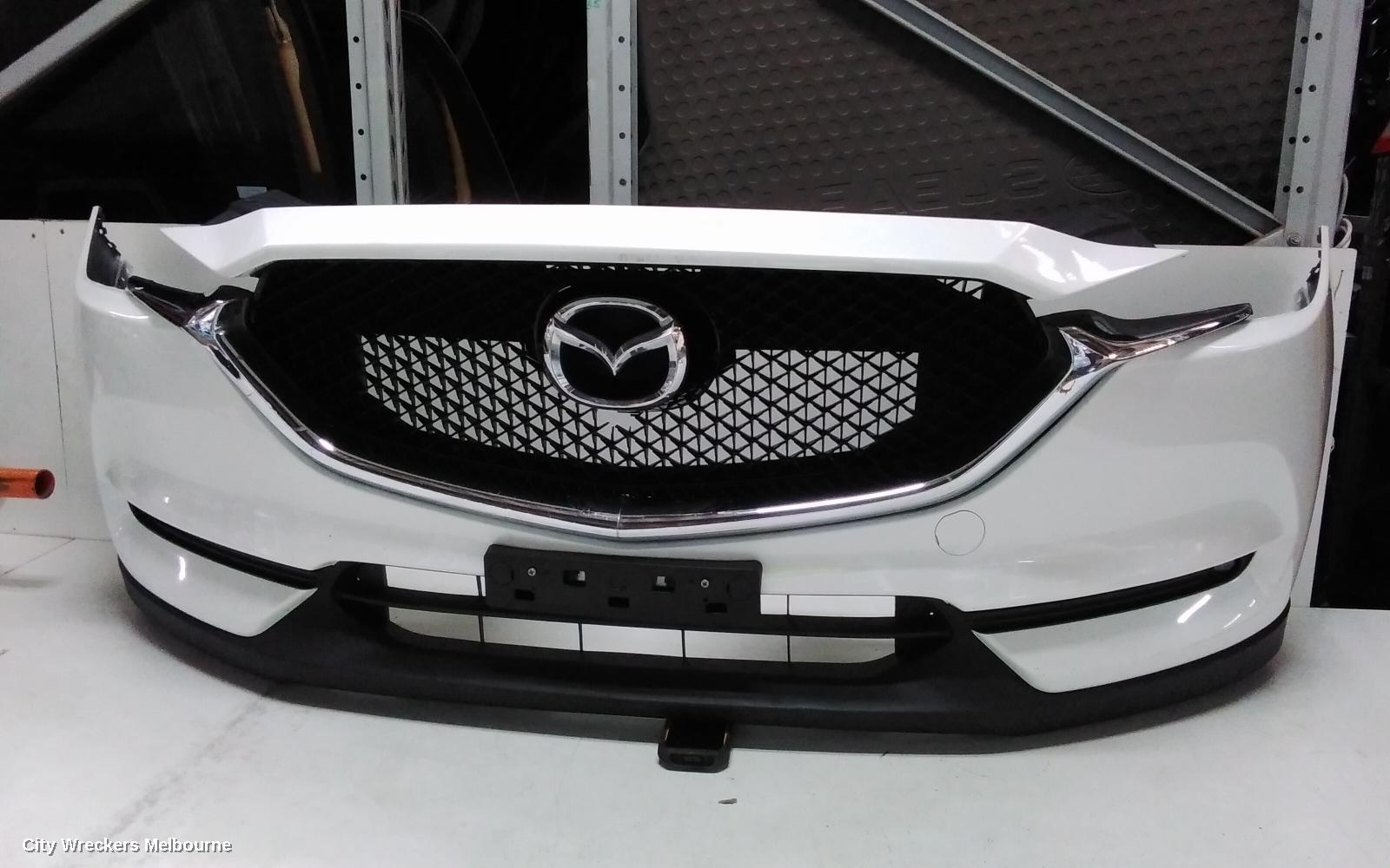 MAZDA CX5 FRONT BUMPER, BUMPER BAR,  NON H/ LAMP WASHER, NON PARK SENSOR TYPE, KF, 02/2017 - 08/2021