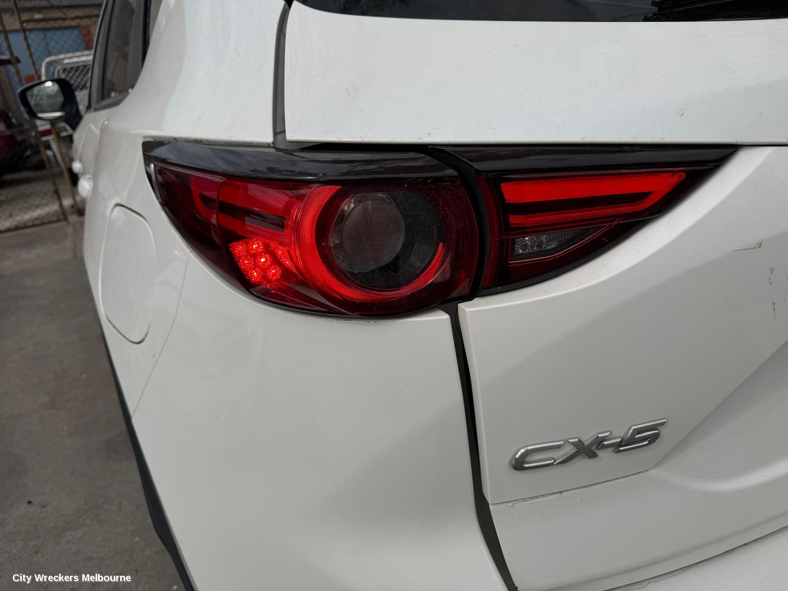 MAZDA CX5 LEFT TAILLIGHT, IN BODY, W/ LED TYPE, KF, 02/2017 - 08/2021