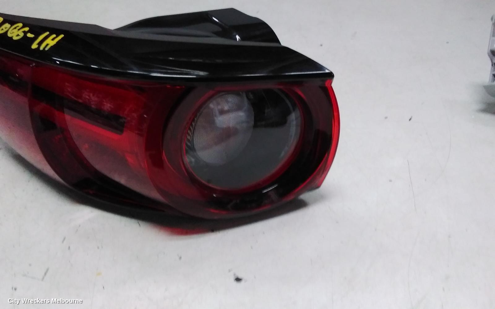MAZDA CX5 LEFT TAILLIGHT, IN BODY, W/ LED TYPE, KF, 02/2017 - 08/2021
