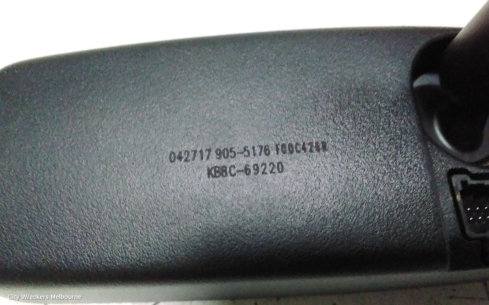 MAZDA CX5 INTERIOR MIRROR, KF, AUTO DIM TYPE, 02/2017 ONWARDS