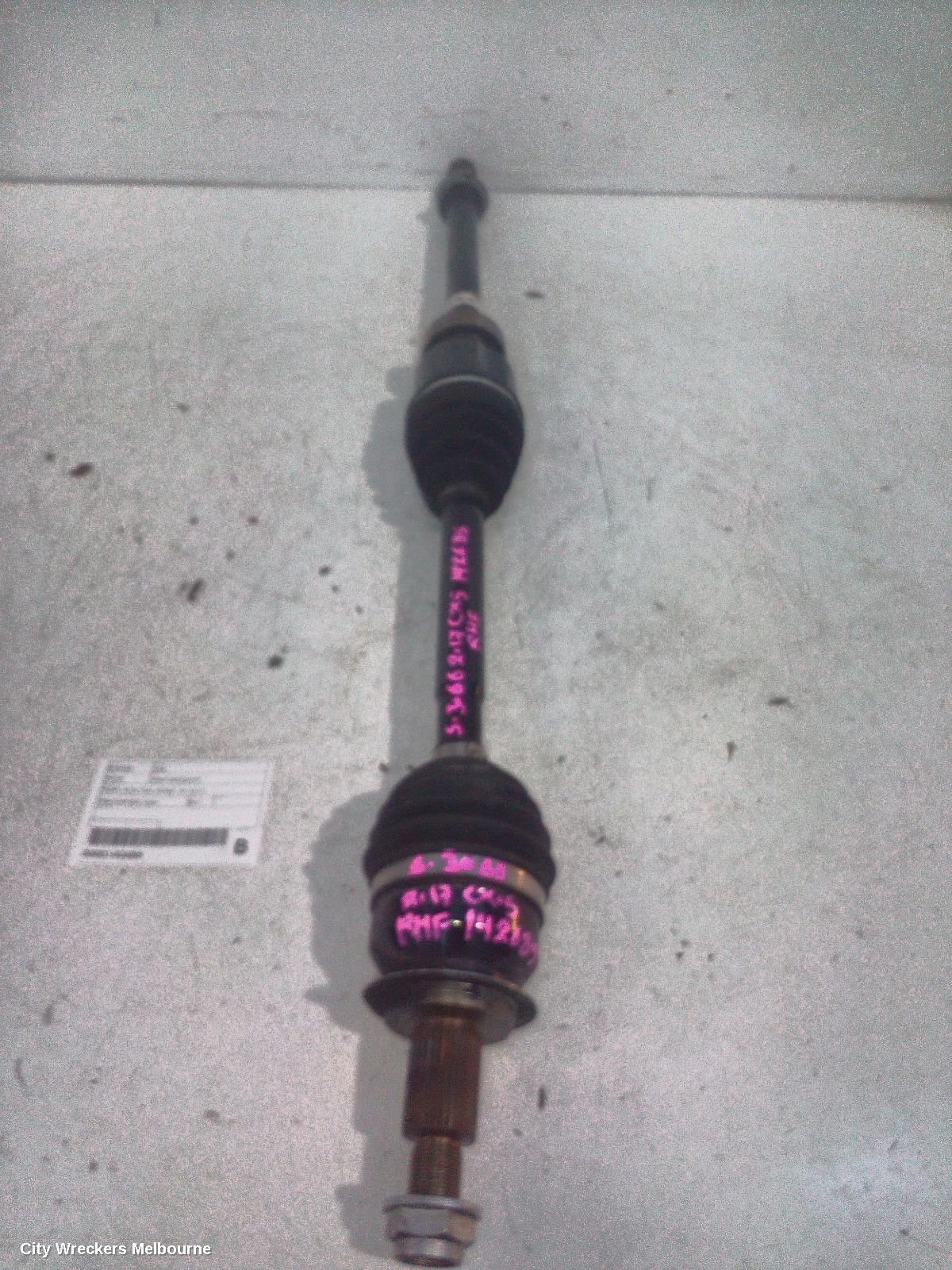 MAZDA CX5 RIGHT DRIVESHAFT, FRONT, AUTO, FWD, PETROL, KF, 02/2017 ONWARDS