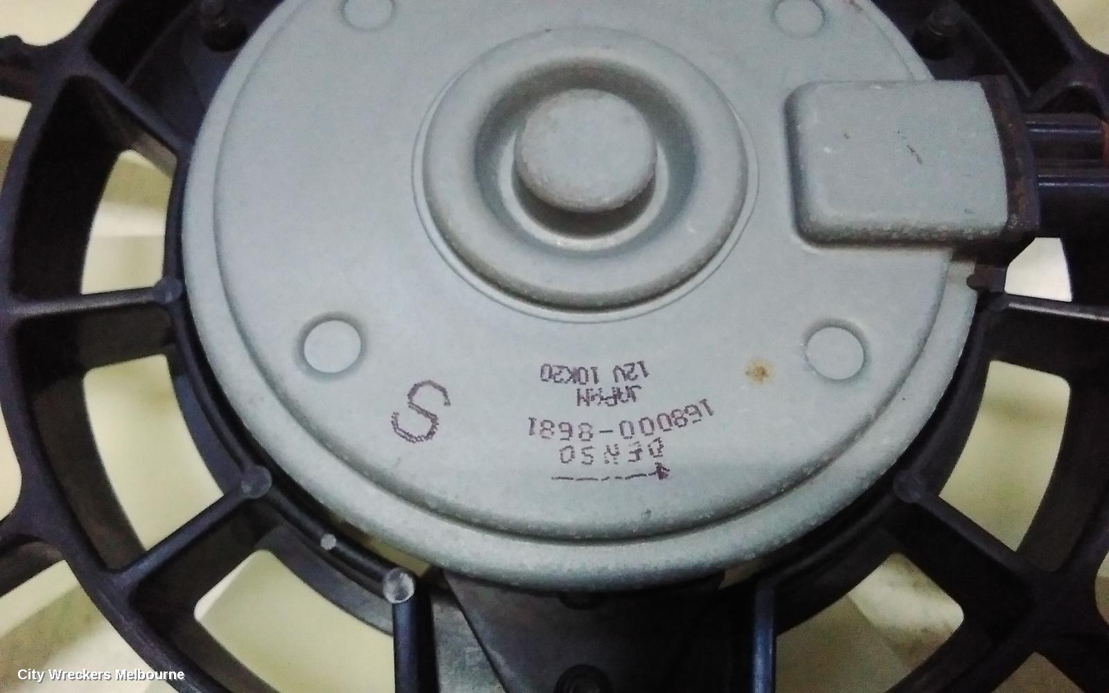 HONDA CIVIC FAN, FAN RH (DRIVER SIDE), AUTO & MANUAL T/M, 1.8, R18A1, 7 BLADES, 8TH GEN (VIN MRHFD), 02/2006 - 12/2011