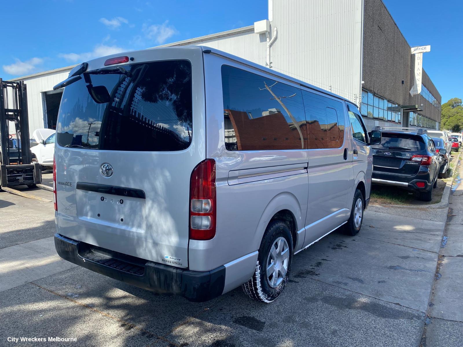 TOYOTA HIACE LEFT GUARD, TRH/KDH, CORNER PANEL, 03/2005 - 04/2019