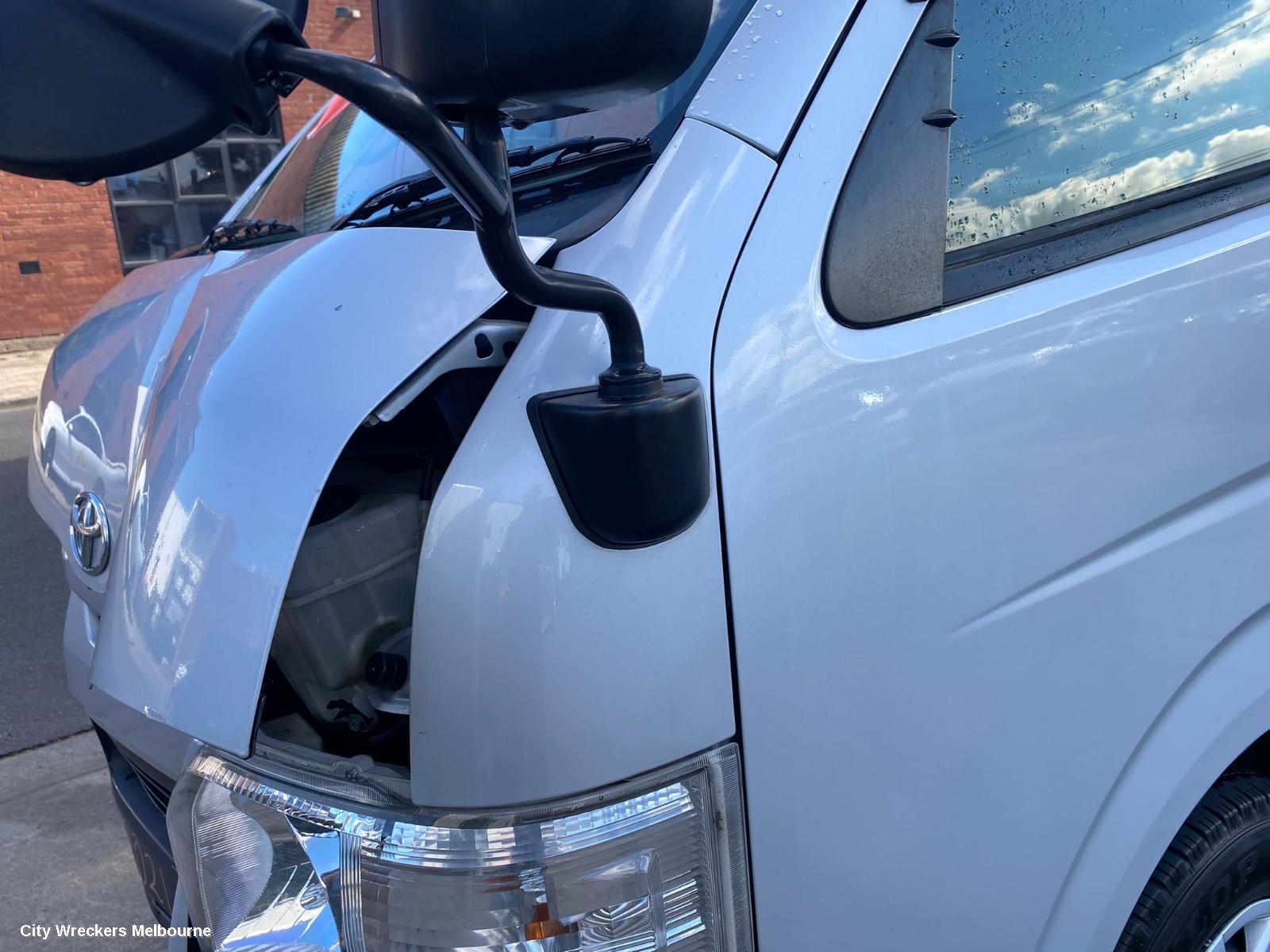 TOYOTA HIACE LEFT GUARD, TRH/KDH, CORNER PANEL, 03/2005 - 04/2019