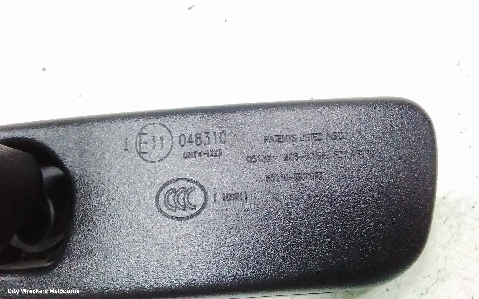 KIA STINGER INTERIOR MIRROR, CK, 06/2017 - 04/2023