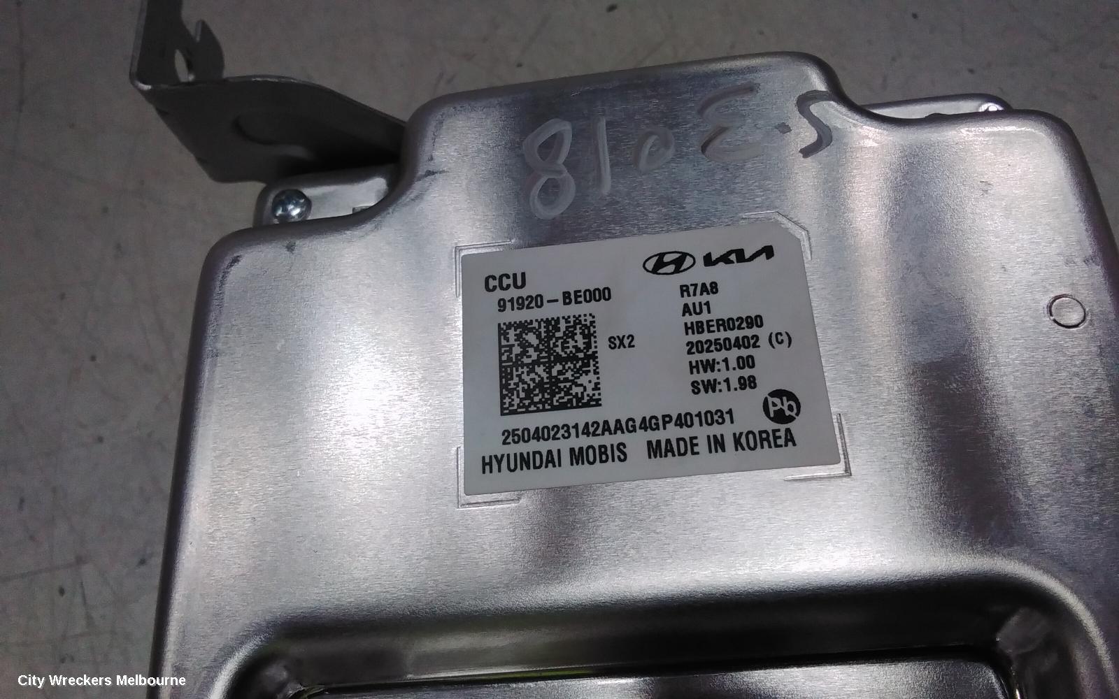 HYUNDAI KONA ECU, SX2, AUDIO & COMMUNICATION CONTROL MODULE, 03/2023 ONWARDS
