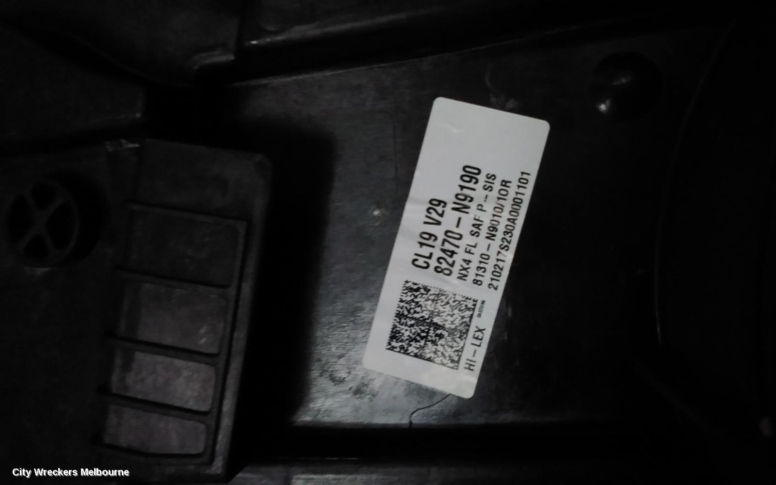 HYUNDAI TUCSON LEFT FRONT WINDOW REG/MOTOR, NX4, DOOR REG ASSY (REG AND MOTOR), 02/2021 ONWARDS