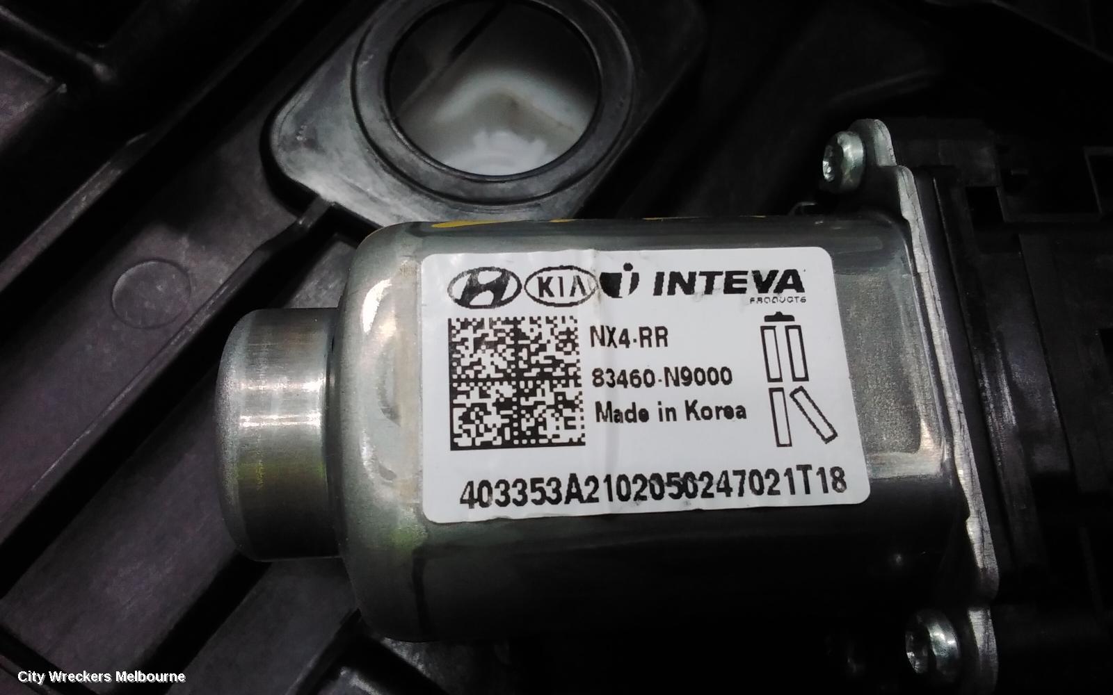 HYUNDAI TUCSON RIGHT REAR WND REG/MOTOR, NX4, DOOR REG ASSY (REG AND MOTOR), 02/2021 ONWARDS