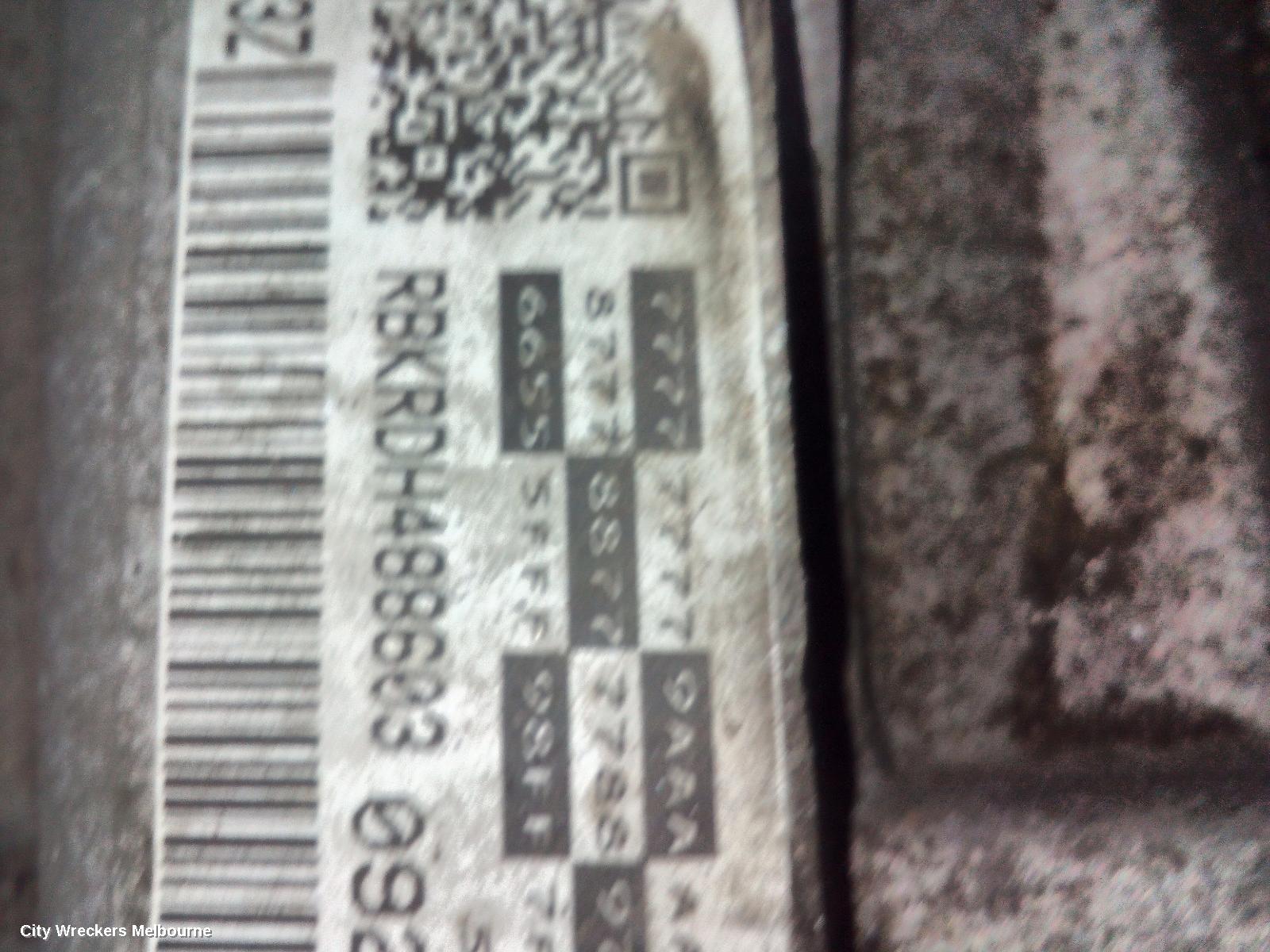 KIA CERATO TRANS/GEARBOX, AUTO, 6 SPEED, PETROL, 2.0, G4NA, BD, 04/2018 - 09/2024