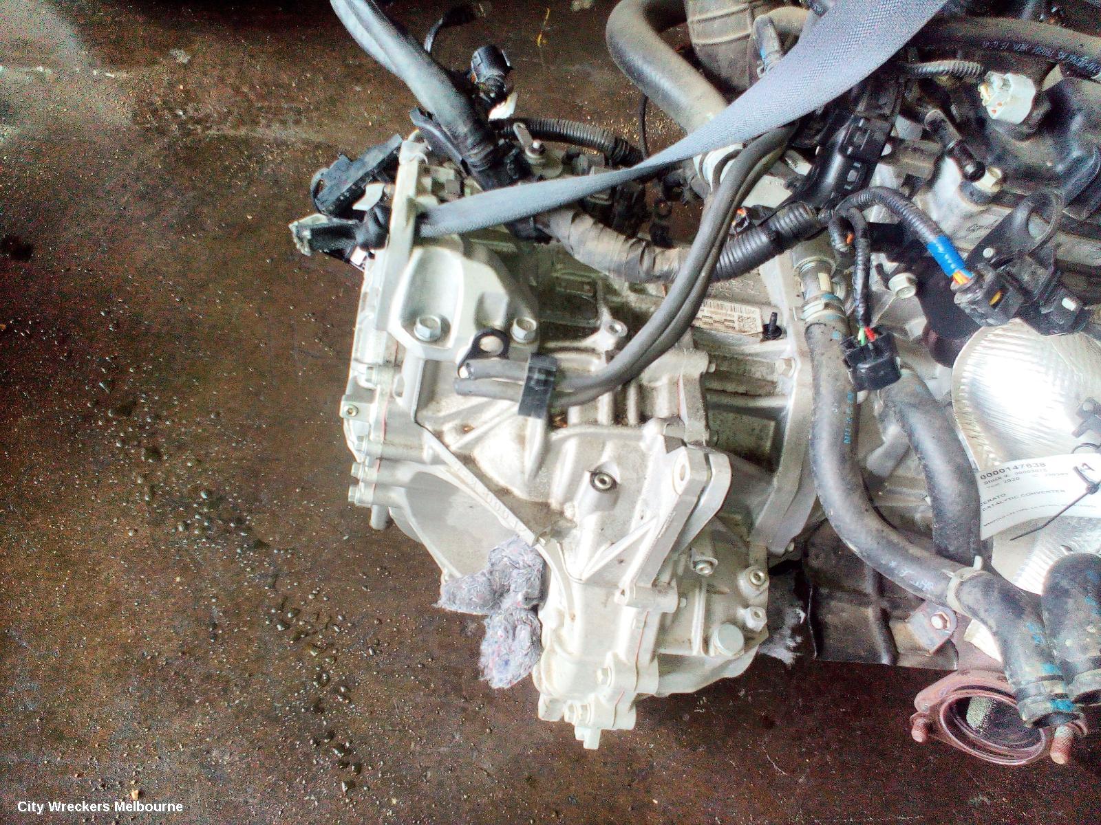 KIA CERATO TRANS/GEARBOX, AUTO, 6 SPEED, PETROL, 2.0, G4NA, BD, 04/2018 - 09/2024