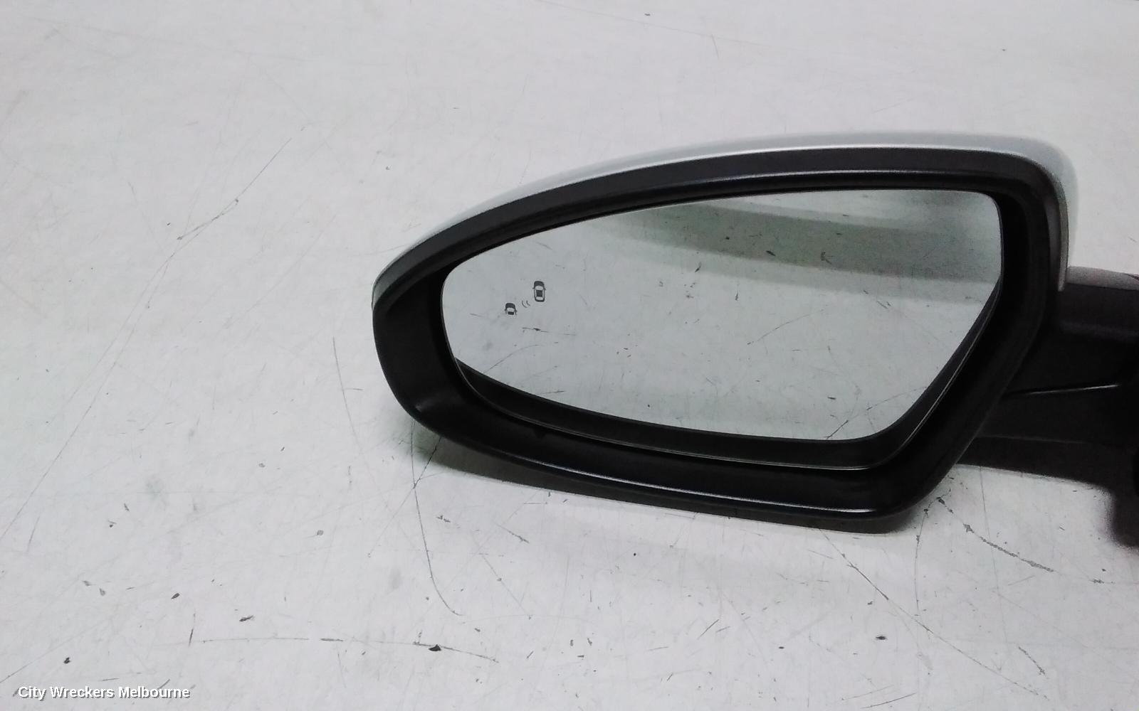 KIA CERATO LEFT DOOR MIRROR, BD, COLOUR CODED, POWER FOLD, W/ BLIND SPOT TYPE, 04/2018 - 09/2024