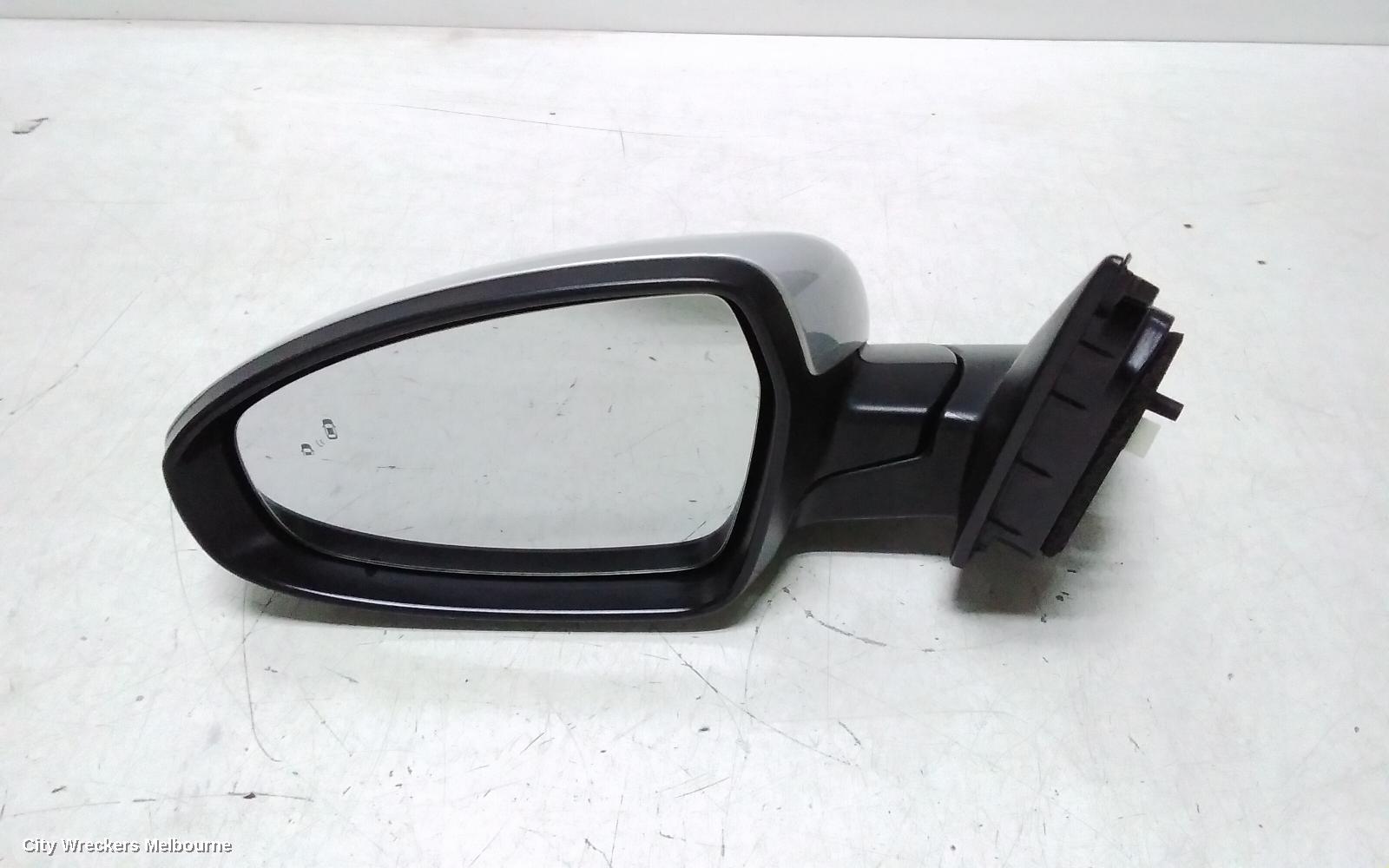 KIA CERATO LEFT DOOR MIRROR, BD, COLOUR CODED, POWER FOLD, W/ BLIND SPOT TYPE, 04/2018 - 09/2024