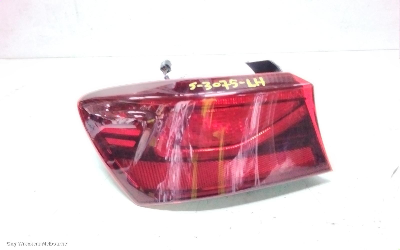 KIA CERATO LEFT TAILLIGHT, BD, IN BODY, SEDAN, NON LED TYPE, 04/2018 - 09/2024
