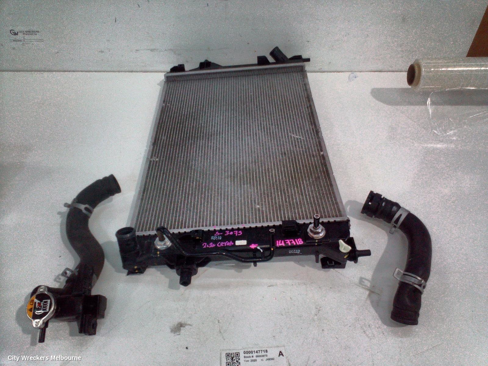 KIA CERATO RADIATOR, AUTO, 2.0, PETROL, BD, 04/2018 - 09/2024