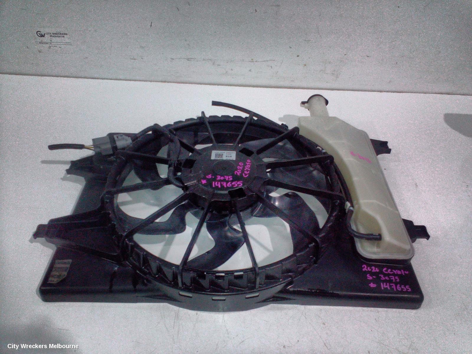 KIA CERATO FAN, RADIATOR FAN, 2.0, PETROL, BD, 04/2018 - 09/2024