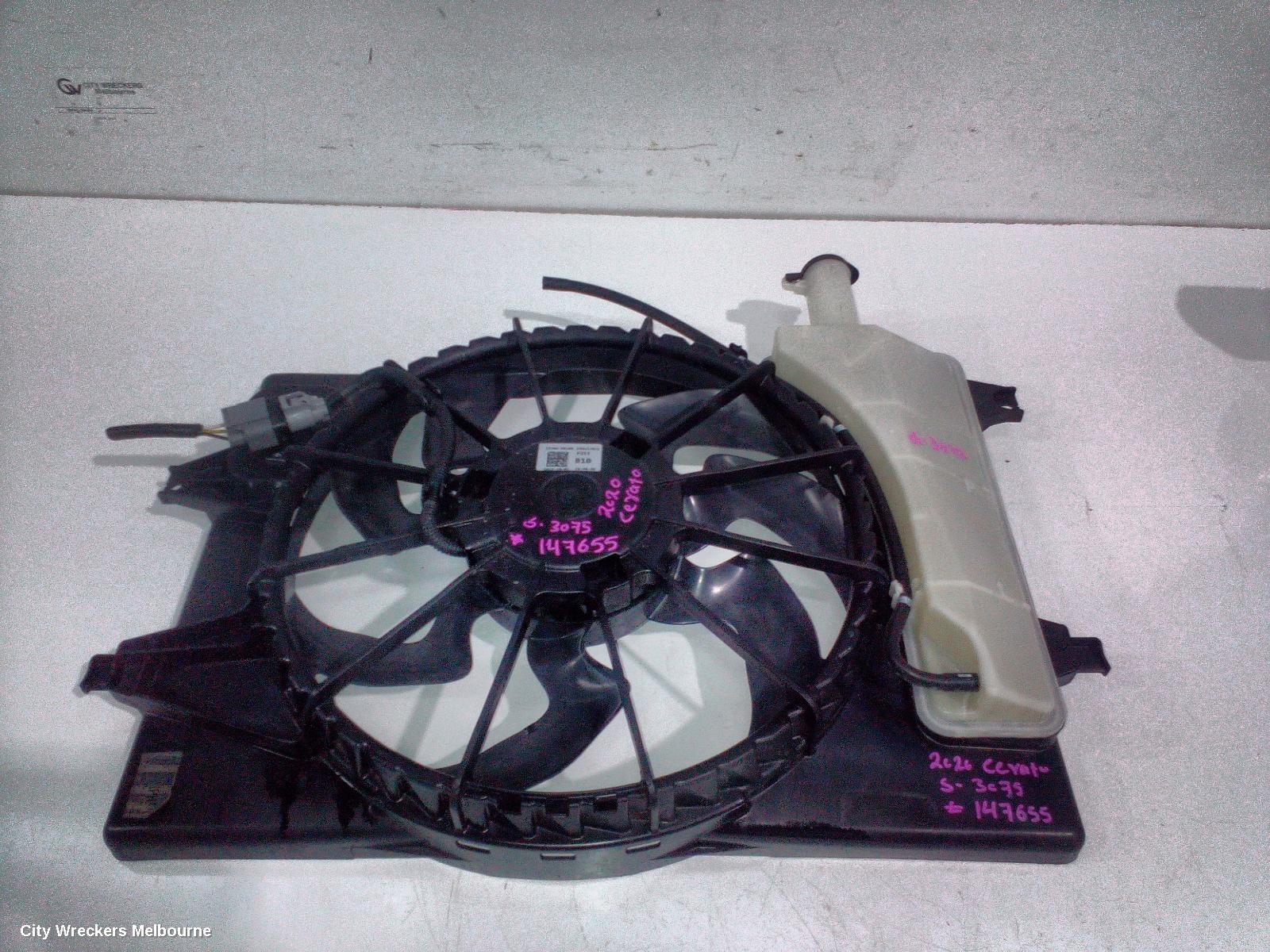 KIA CERATO FAN, RADIATOR FAN, 2.0, PETROL, BD, 04/2018 - 09/2024