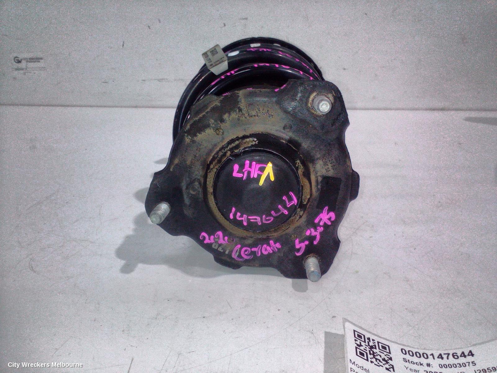 KIA CERATO LEFT FRONT STRUT, BD, 2.0, 04/2018 - 09/2024