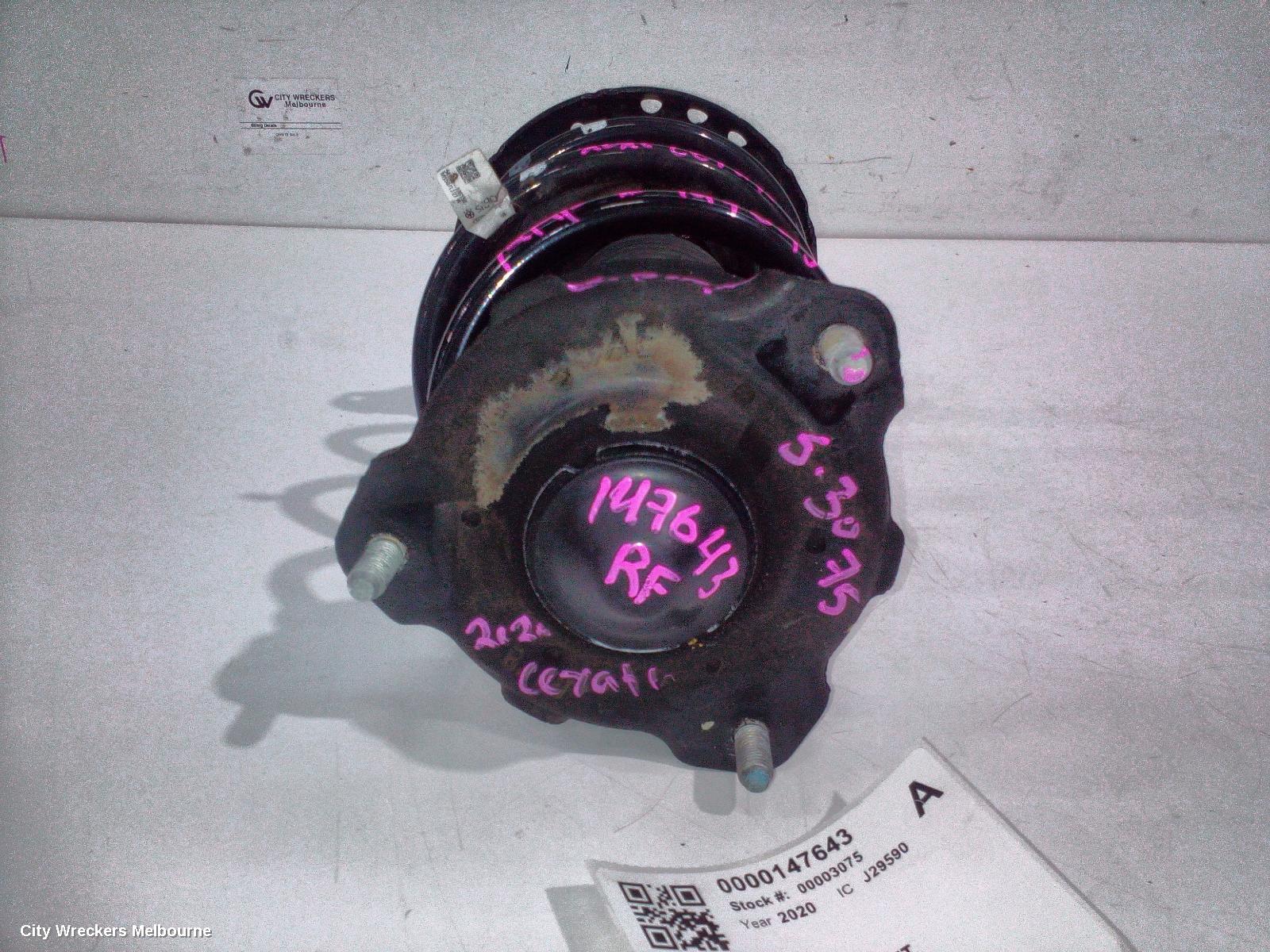 KIA CERATO RIGHT FRONT STRUT, BD, 2.0, 04/2018 - 09/2024