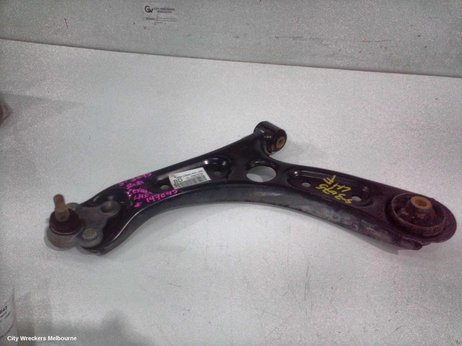 KIA CERATO LEFT FRONT LOWER CONTROL ARM, BD, SEDAN/HATCH, 04/2018 - 09/2024
