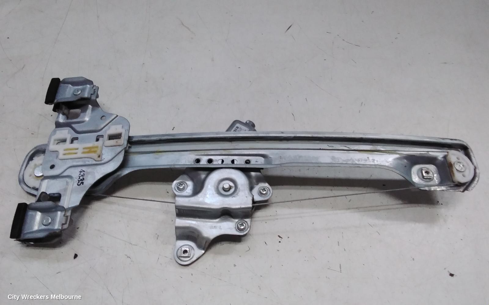 HOLDEN TRAX LEFT REAR WND REG/MOTOR, TJ SERIES, DOOR REG ASSY (REG AND MOTOR), 08/2013 - 12/2020