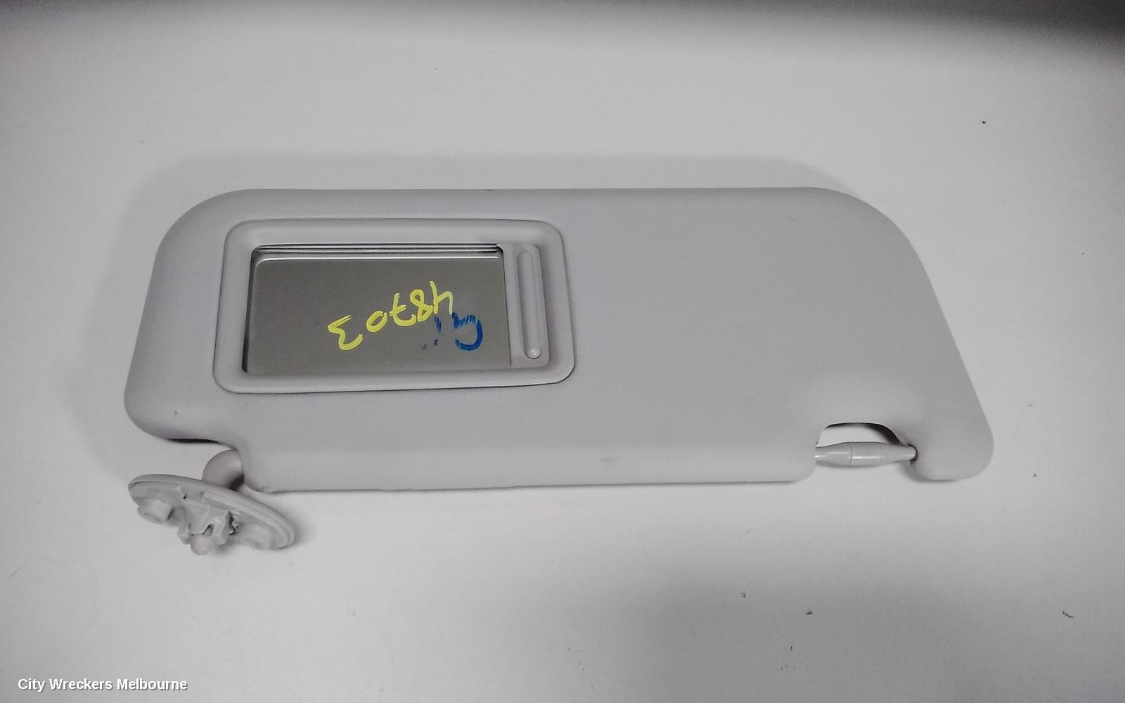 TOYOTA COROLLA SUNVISOR, ZRE182R, RH SIDE, 10/2012 - 06/2018