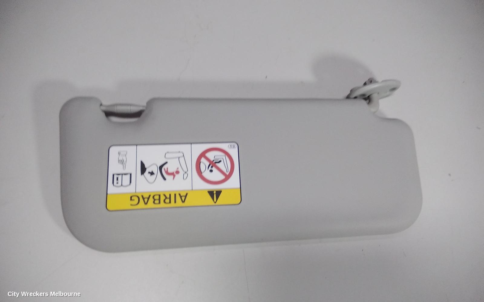 TOYOTA COROLLA SUNVISOR, ZRE182R, LH SIDE, 10/2012 - 06/2018