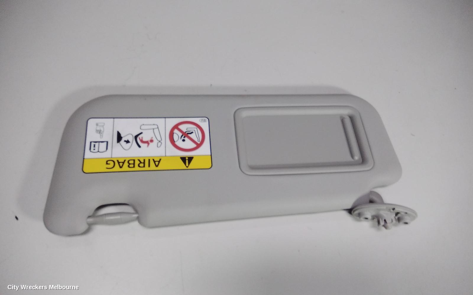 TOYOTA COROLLA SUNVISOR, ZRE182R, LH SIDE, 10/2012 - 06/2018