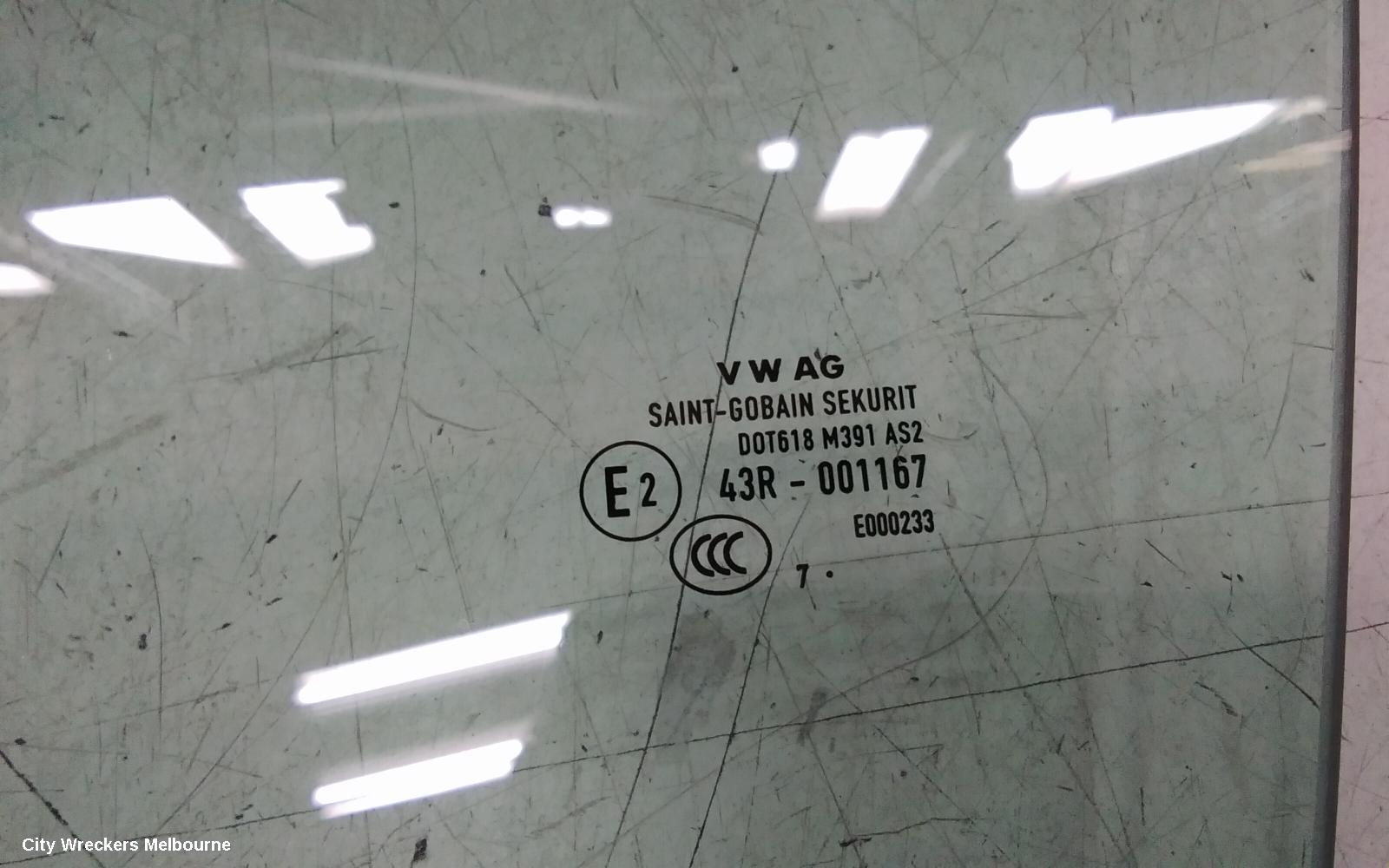 SKODA RAPID LEFT FRONT DOOR WINDOW, NH, 05/2014 - 12/2020