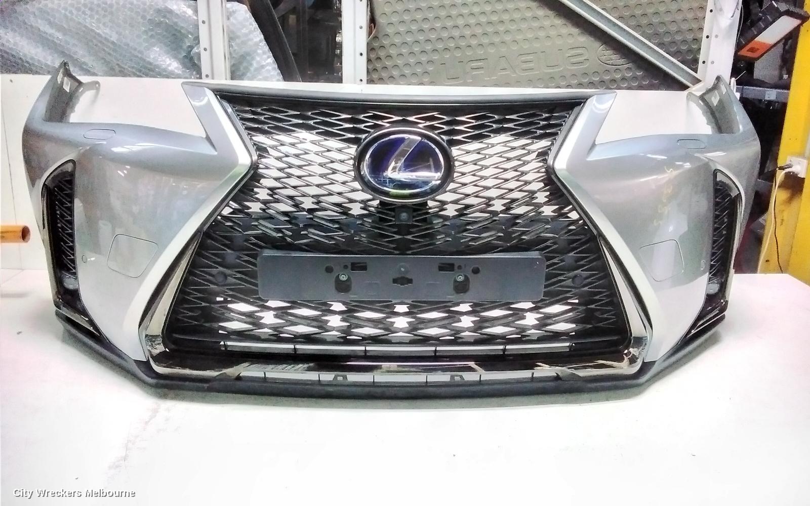 LEXUS UX FRONT BUMPER, BUMPER BAR (2 PIECE), F SPORT, W/ PARK SENSOR & H/LAMP WASHERS TYPE, X10, 10/2018 ONWARDS