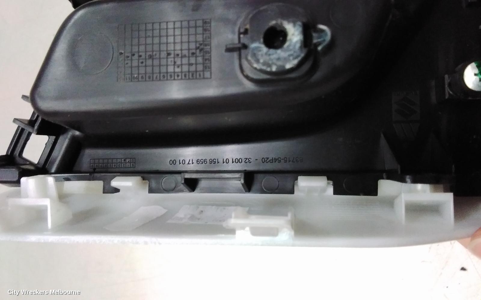 SUZUKI VITARA PWR DR WIND SWITCH, RH FRONT (MASTER SWITCH), W/ POWER FOLD TYPE, VITARA, LY (VIN TSM), 06/2015 ONWARDS