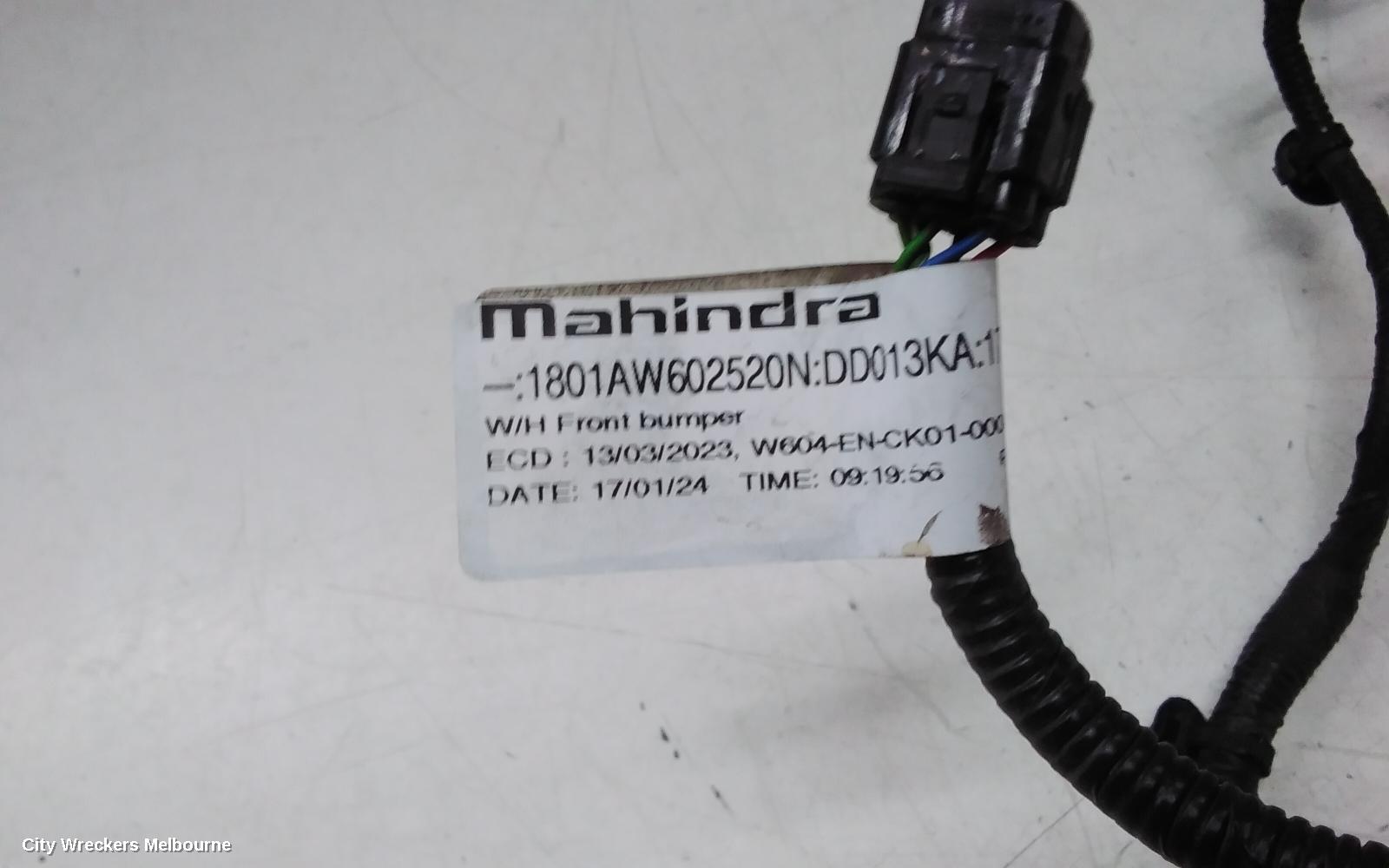 MAHINDRA XUV700, W601, 01/2023 ONWARDS, 2025 MAHINDRA FRONT BAR WIRING LOAM CAMIRA TYPE P/N 1801AW602520N: 137375