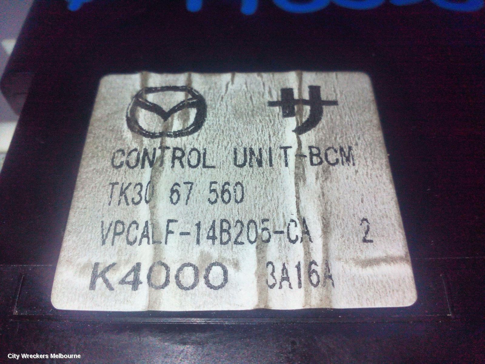 MAZDA CX9 ECU, BCM, TB,12/2007 - 12/2015