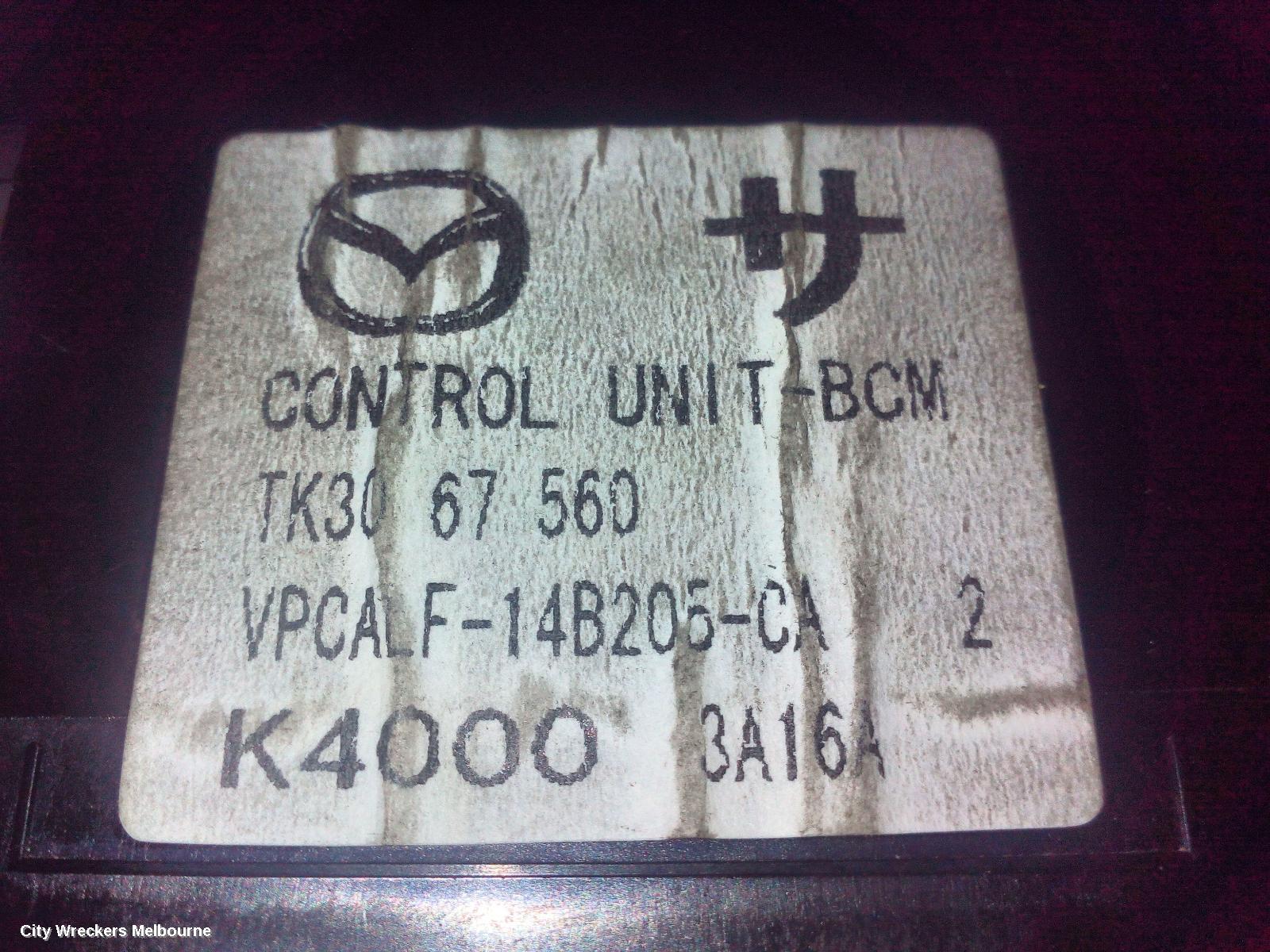 MAZDA CX9 ECU, BCM, TB,12/2007 - 12/2015