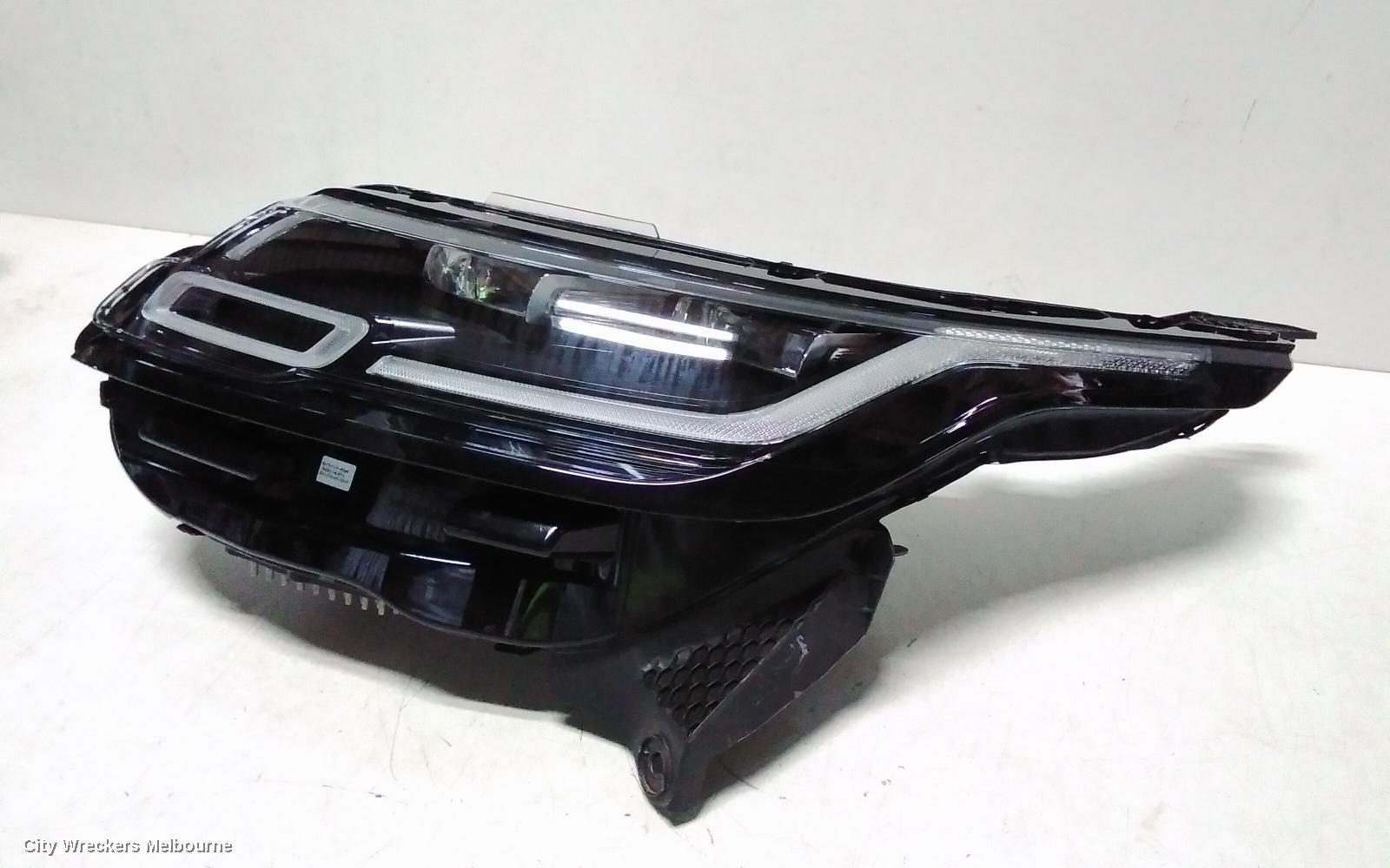 LAND ROVER RANGEROVER VELAR LEFT HEADLAMP, L560, W/ LED TYPE, W/ DATYTIME RUNNING LAMP, 05/2017 - 12/2019