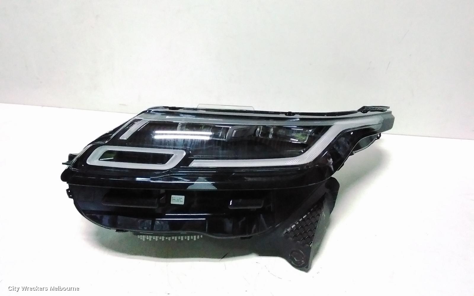 LAND ROVER RANGEROVER VELAR LEFT HEADLAMP, L560, W/ LED TYPE, W/ DATYTIME RUNNING LAMP, 05/2017 - 12/2019