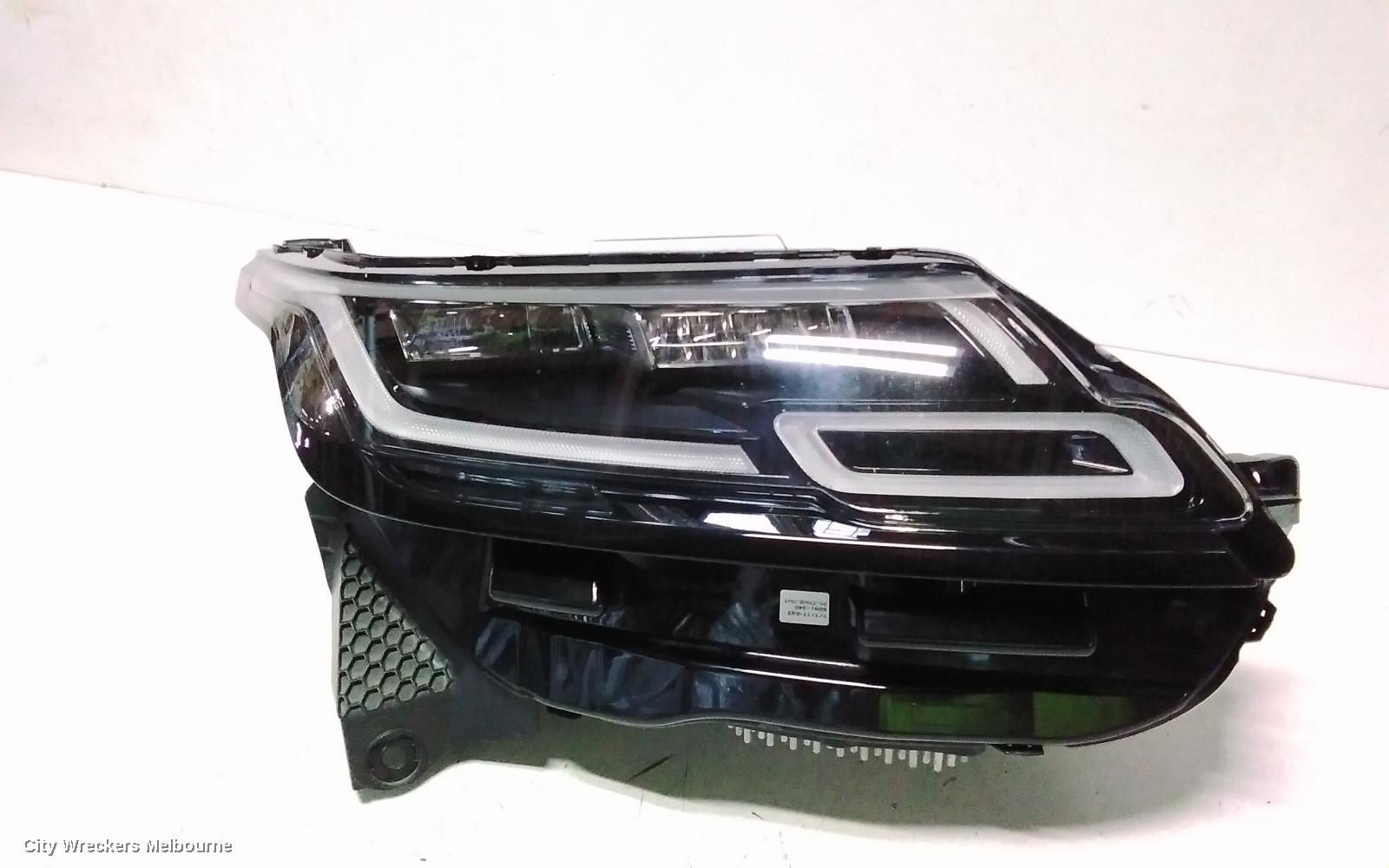 LAND ROVER RANGEROVER VELAR RIGHT HEADLAMP, L560, W/ LED TYPE, W/ DATYTIME RUNNING LAMP, 05/2017 - 12/2019