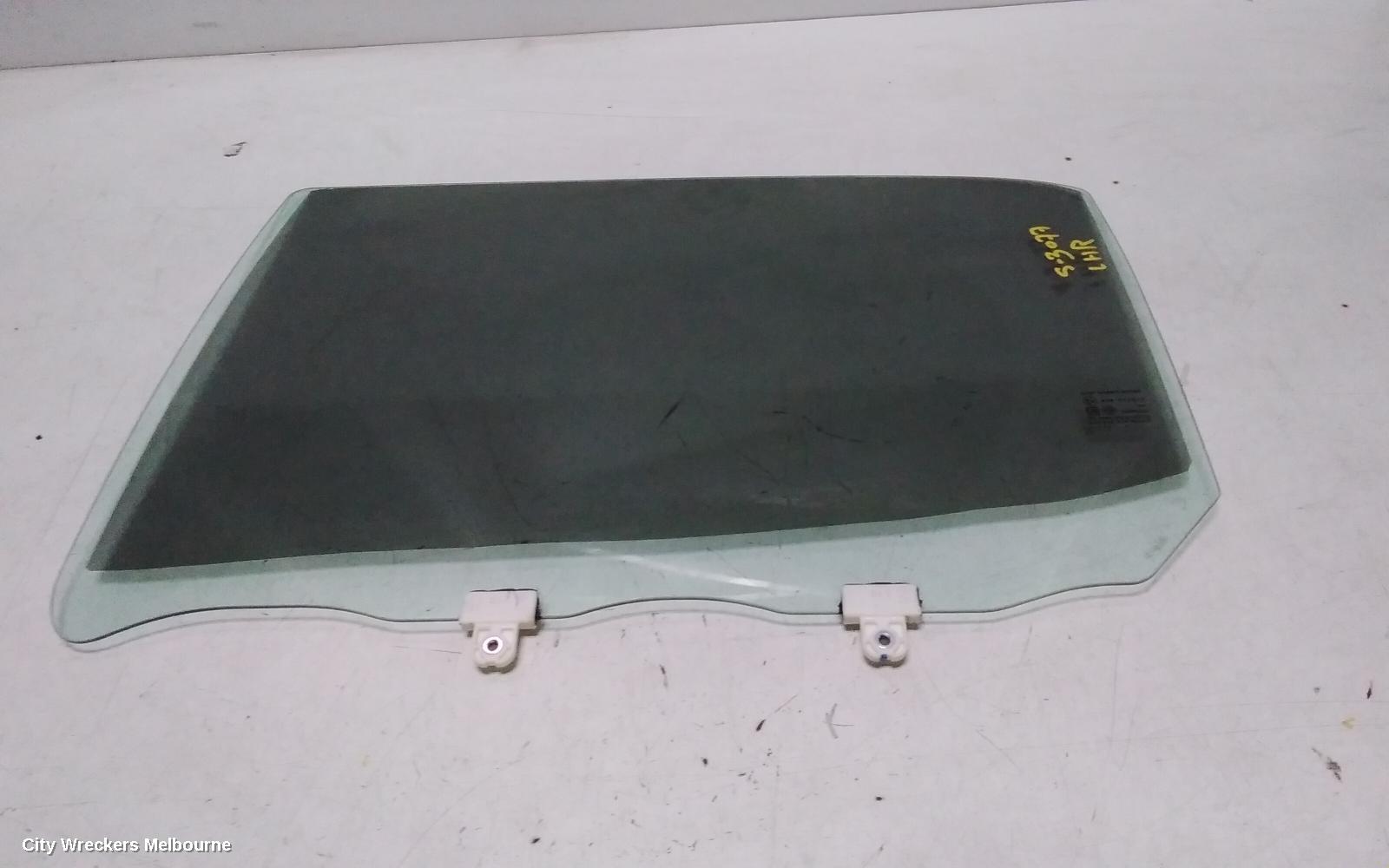 ISUZU DMAX LEFT REAR DOOR WINDOW, RG, DUAL CAB, 07/2020 ONWARDS