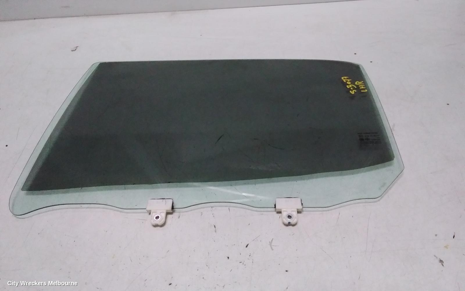 ISUZU DMAX LEFT REAR DOOR WINDOW, RG, DUAL CAB, 07/2020 ONWARDS