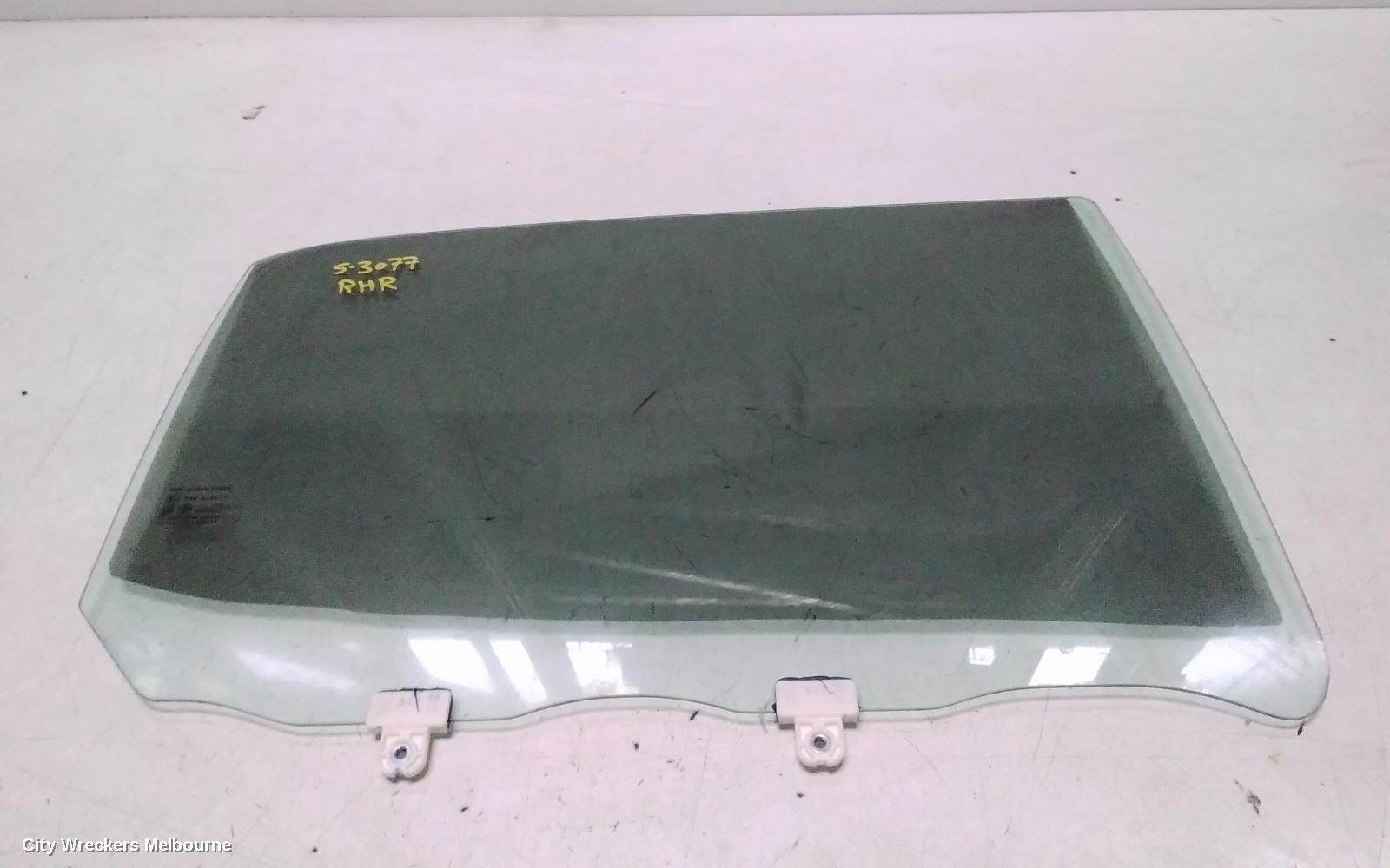 ISUZU DMAX RIGHT REAR DOOR WINDOW, RG, DUAL CAB, 07/2020 ONWARDS