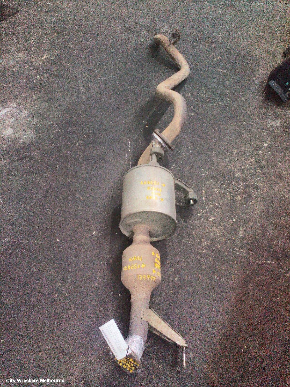 TOYOTA HIACE CATALYTIC CONVERTER, UNDER CAR-CAT TYPE, 3.0, DIESEL, KDH, 08/2010 - 06/2016