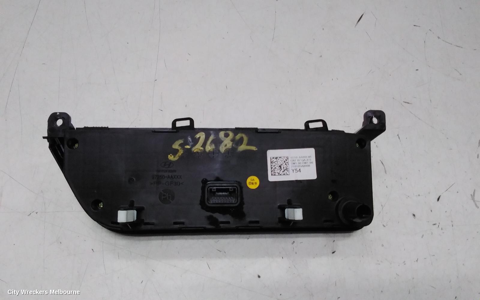 HYUNDAI I30 HEATER/AC CONTROLS, CN7, SEDAN, W/ CLIMATE CONTROL, NON HEATED SEATS TYPE, 10/2020 ONWARDS