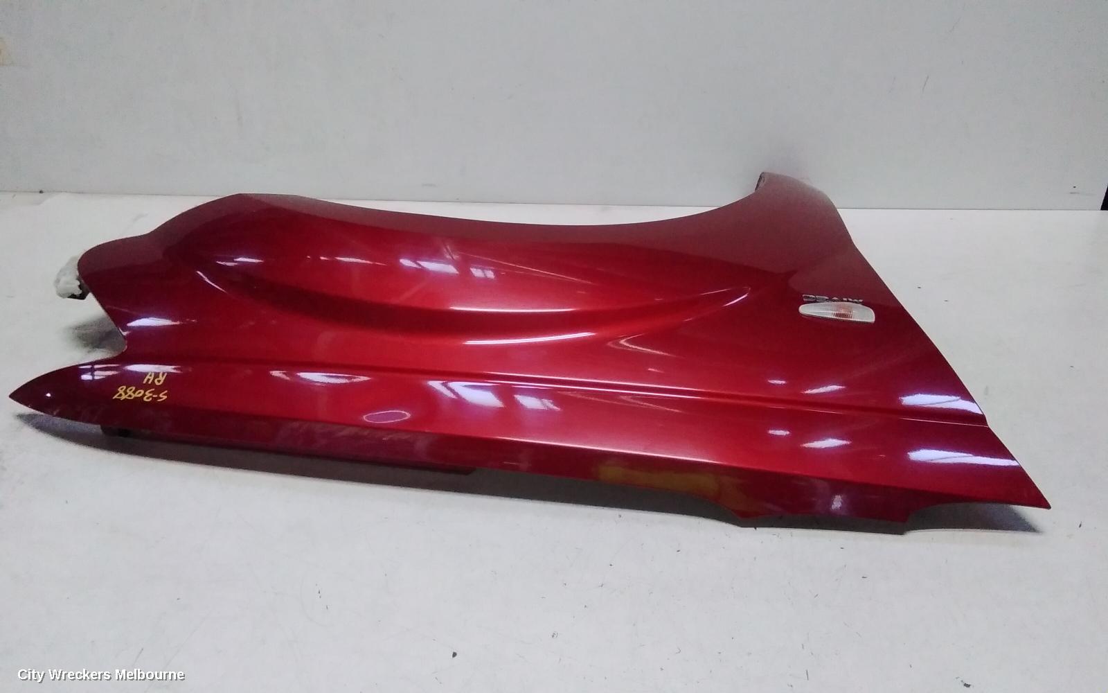 MITSUBISHI OUTLANDER RIGHT GUARD, W/ FLASHER (REPEATER) TYPE, ZG, 11/2006 - 09/2009